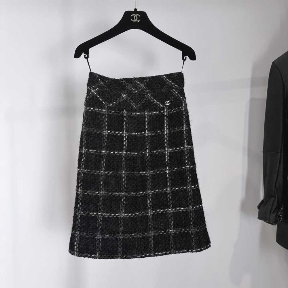 Chanel Tweed mid-length skirt - image 2