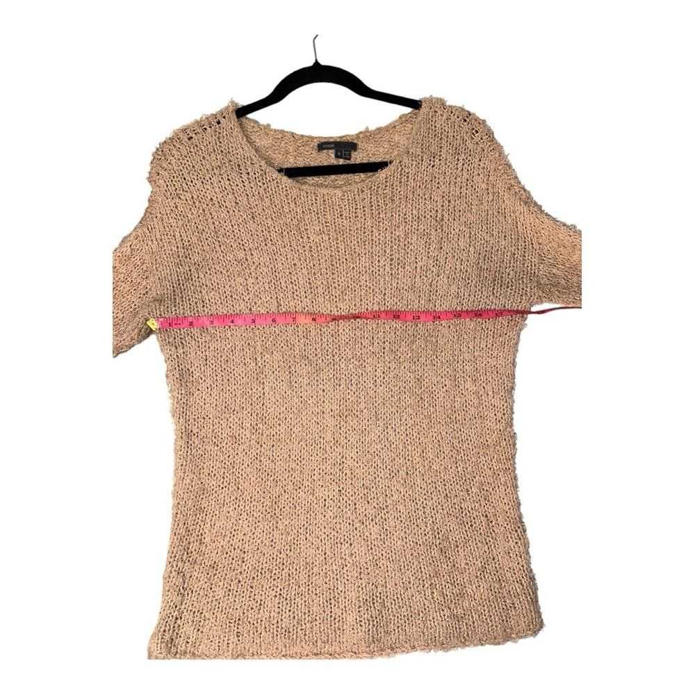 Vince Vince. I Blush Open Knit Sweater Small - image 4