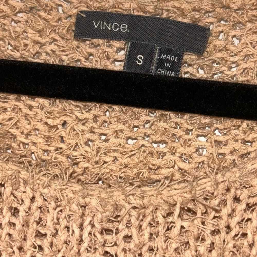 Vince Vince. I Blush Open Knit Sweater Small - image 7