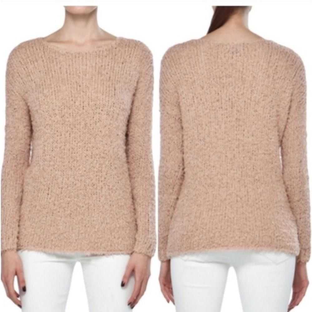 Vince Vince. I Blush Open Knit Sweater Small - image 8