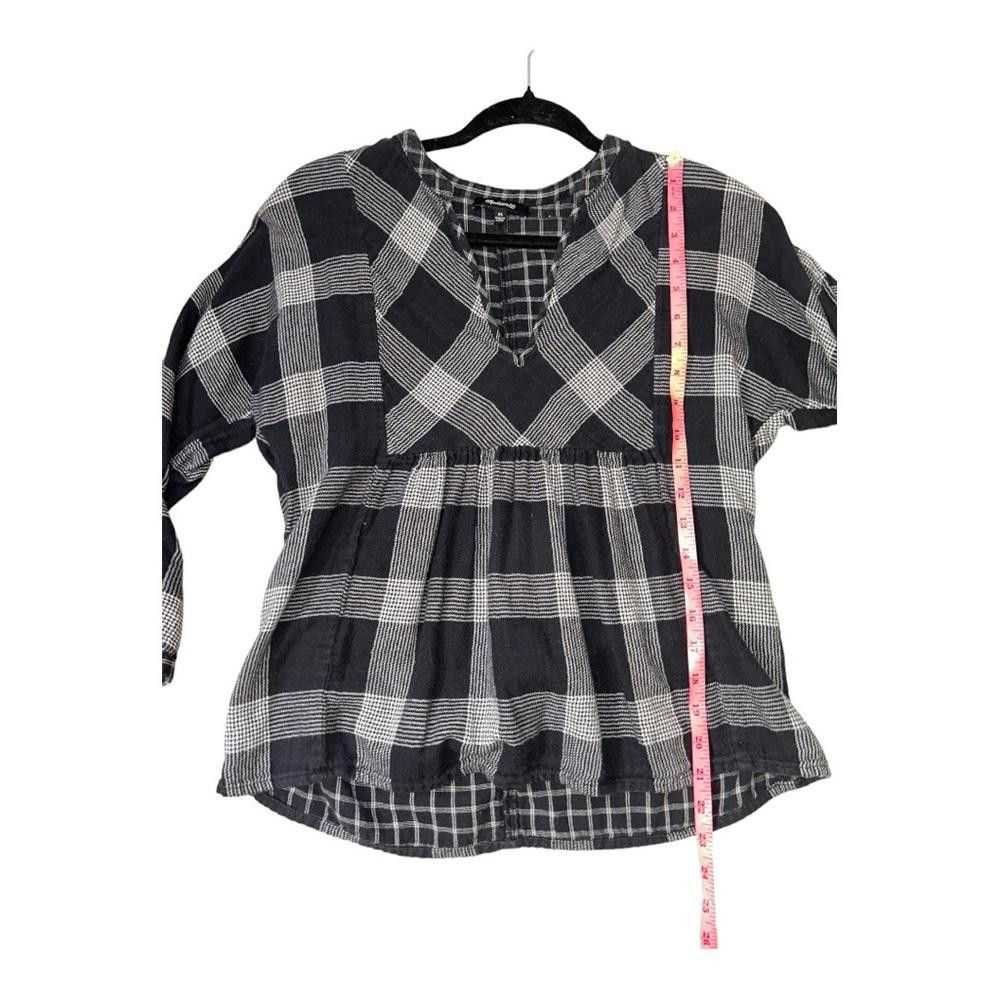 Madewell Madewell l Plaid Babydoll Top XS - image 5