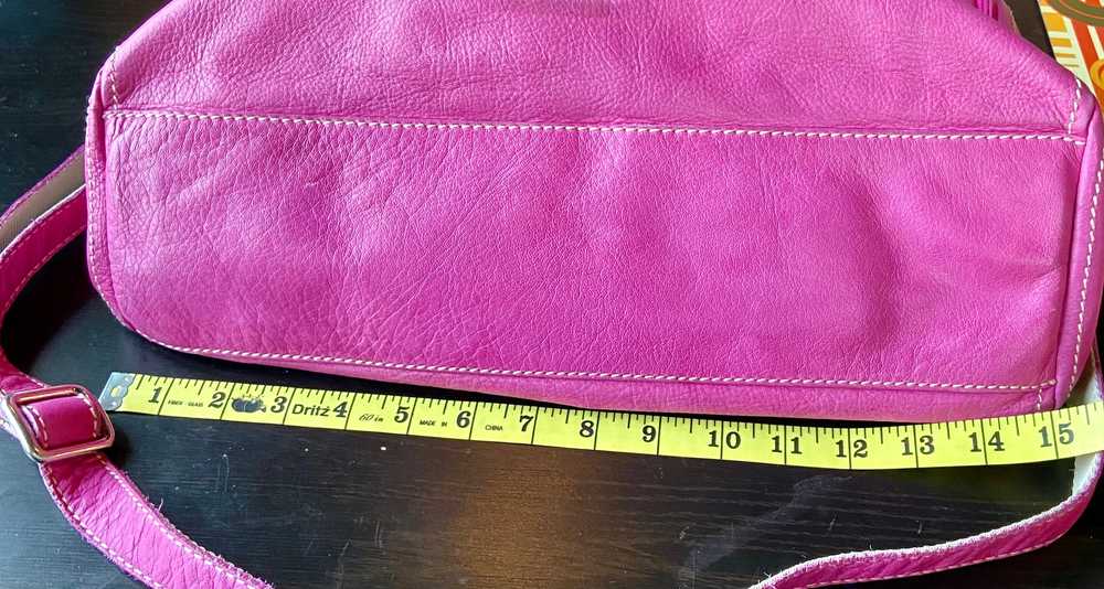 Nuovedive pink Italian leather handbag - image 8