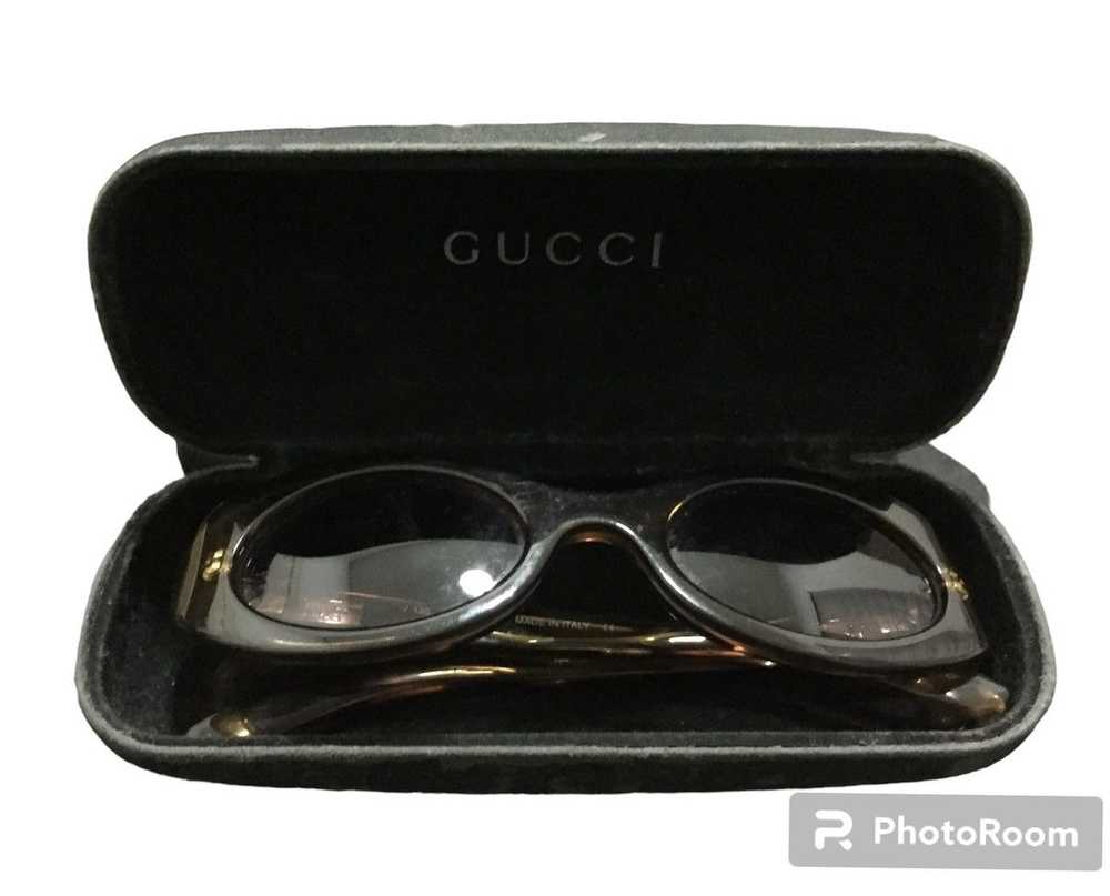 Gucci × Tom Ford Vintage 90s Gucci Oval Sunglasse… - image 9