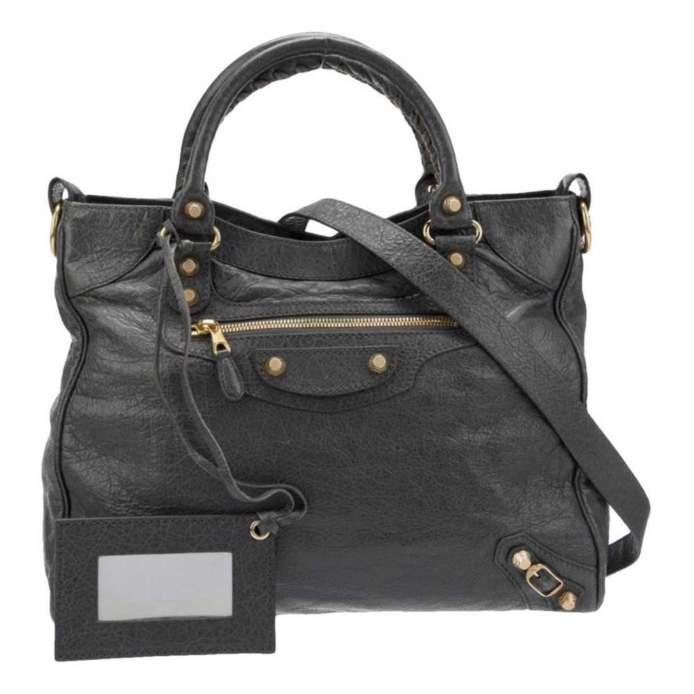 Balenciaga Vélo leather handbag - image 1