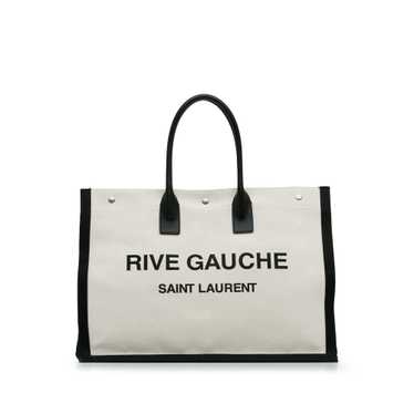 White Yves Saint Laurent Rive Gauche Tote - image 1