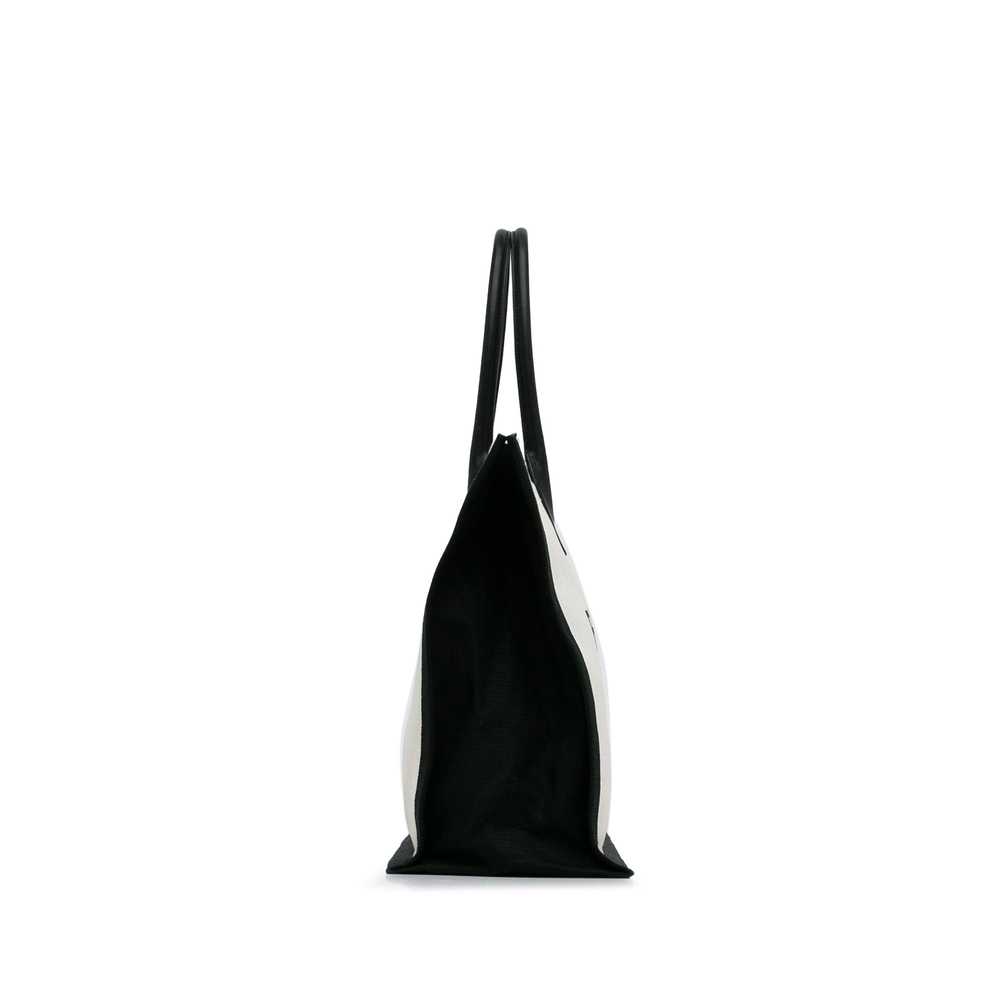 White Yves Saint Laurent Rive Gauche Tote - image 3