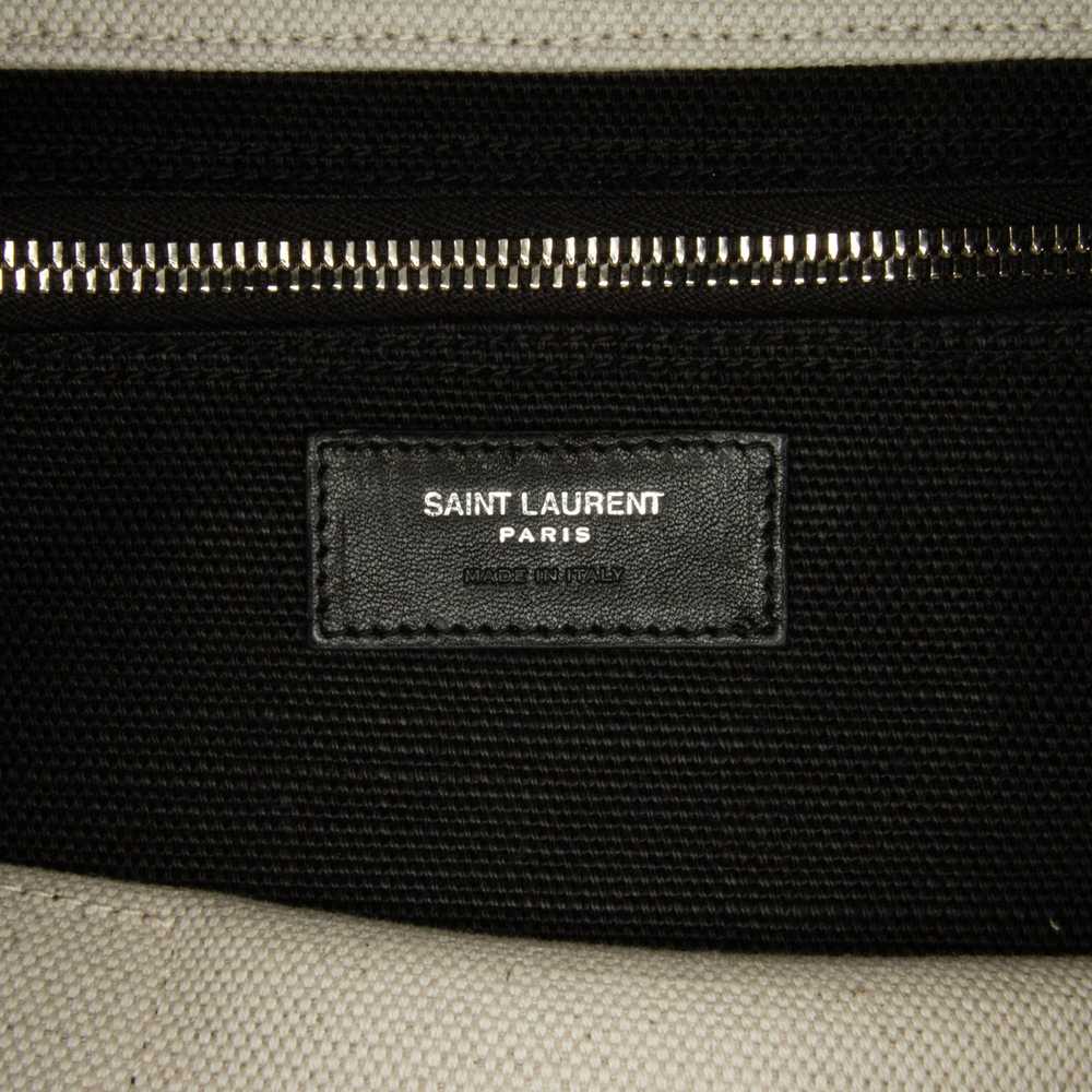 White Yves Saint Laurent Rive Gauche Tote - image 7