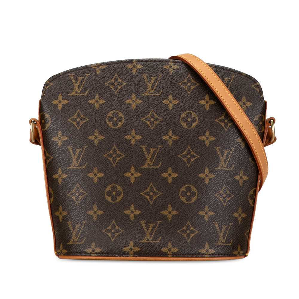 Brown Louis Vuitton Monogram Drouot Crossbody Bag - image 1