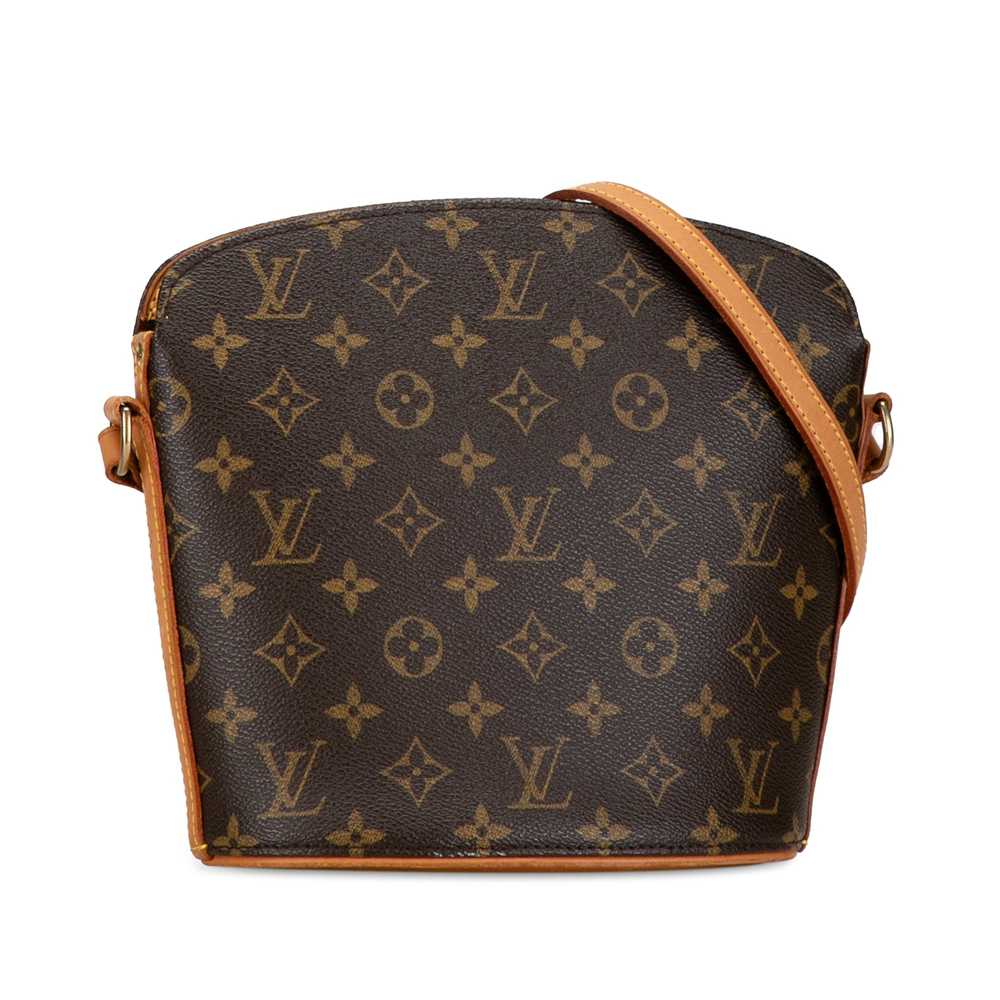 Brown Louis Vuitton Monogram Drouot Crossbody Bag - image 2