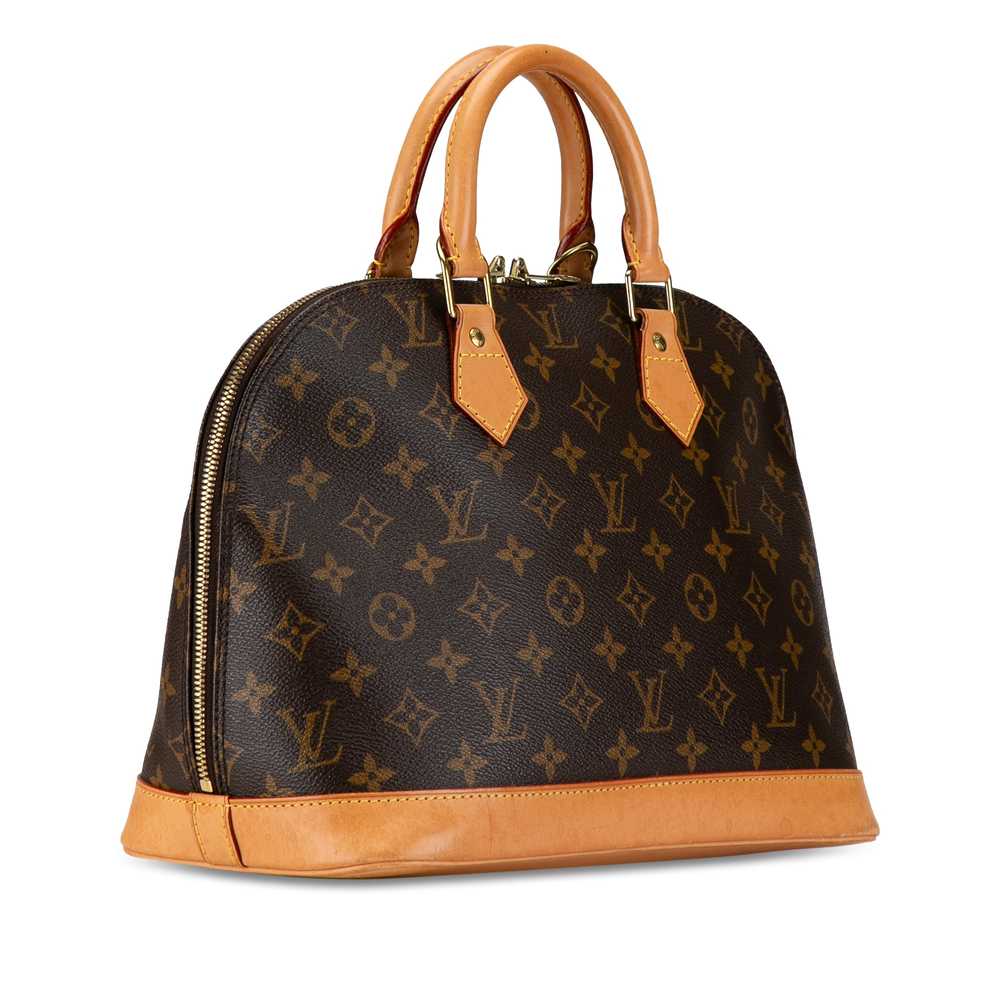 Brown Louis Vuitton Monogram Alma PM Handbag - image 2