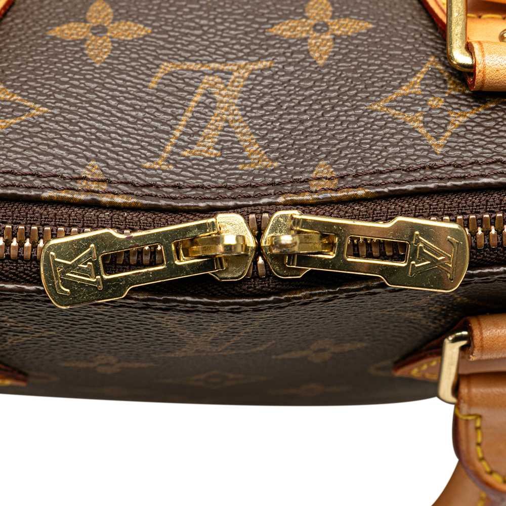 Brown Louis Vuitton Monogram Alma PM Handbag - image 8