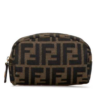 Brown Fendi Zucca Canvas Pouch