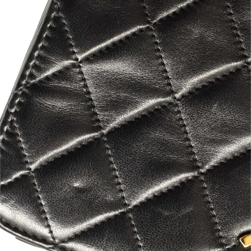 CHANEL Vintage Full Flap Bag Quilted Lambskin Mini - image 7