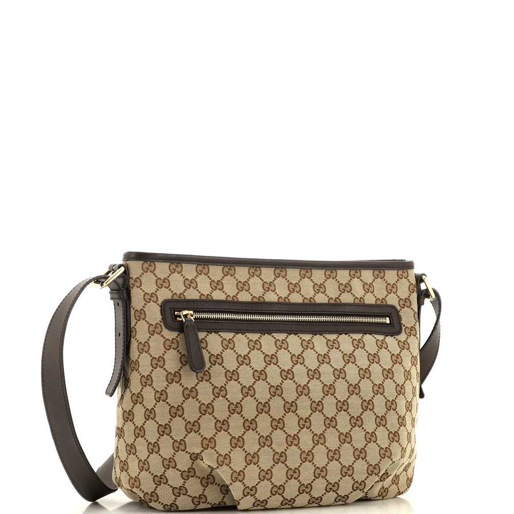 GUCCI Front Zip Messenger GG Canvas Medium - image 2