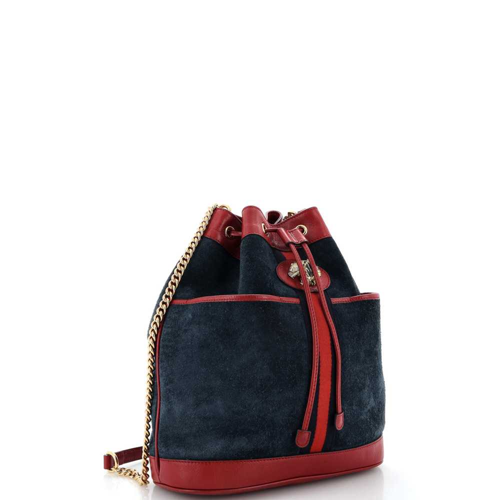 GUCCI Rajah Bucket Bag Suede Medium - image 2