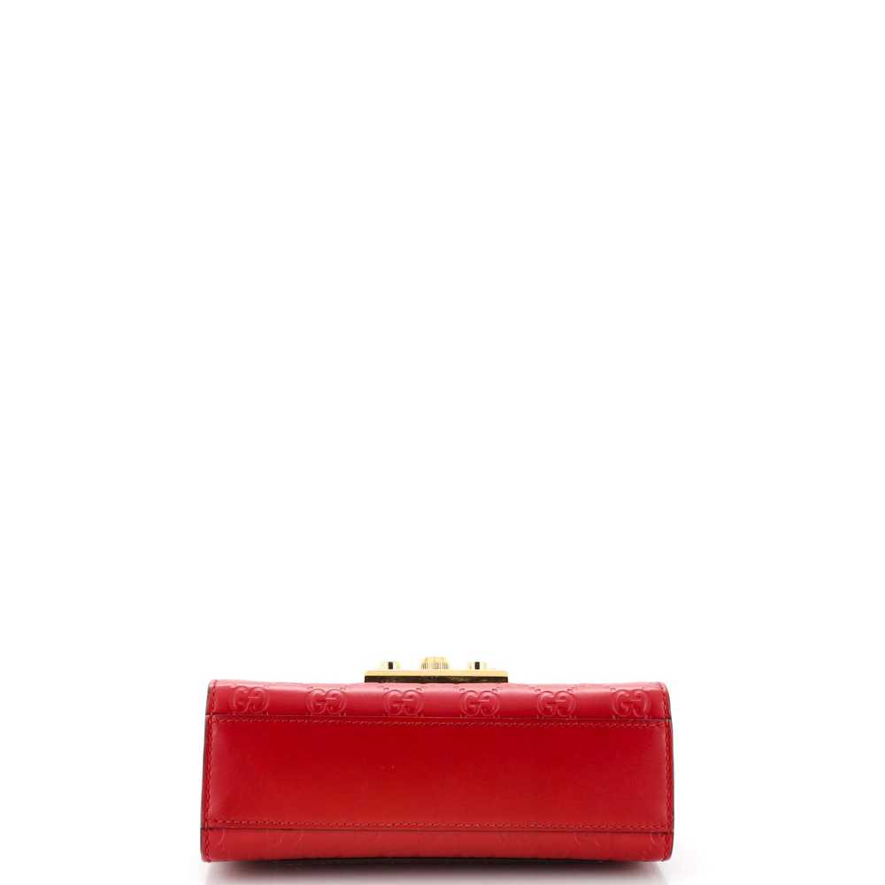 GUCCI Padlock Shoulder Bag Guccissima Leather Sma… - image 4