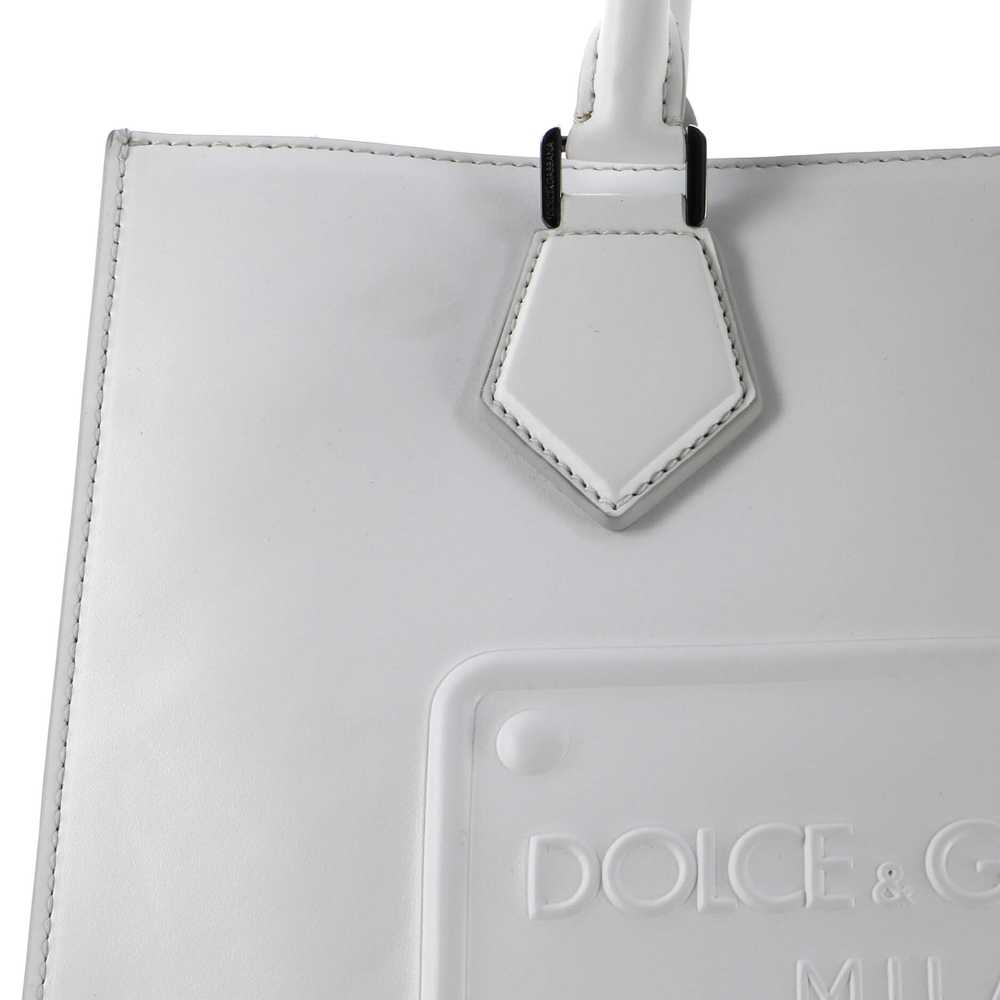 Dolce & Gabbana Logo Convertible Open Tote Emboss… - image 6