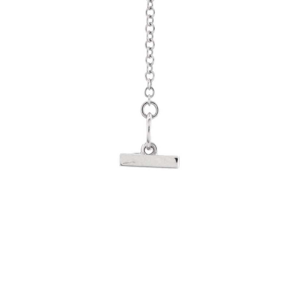 Tiffany T Open Horizontal Bar Pendant Necklace - image 3