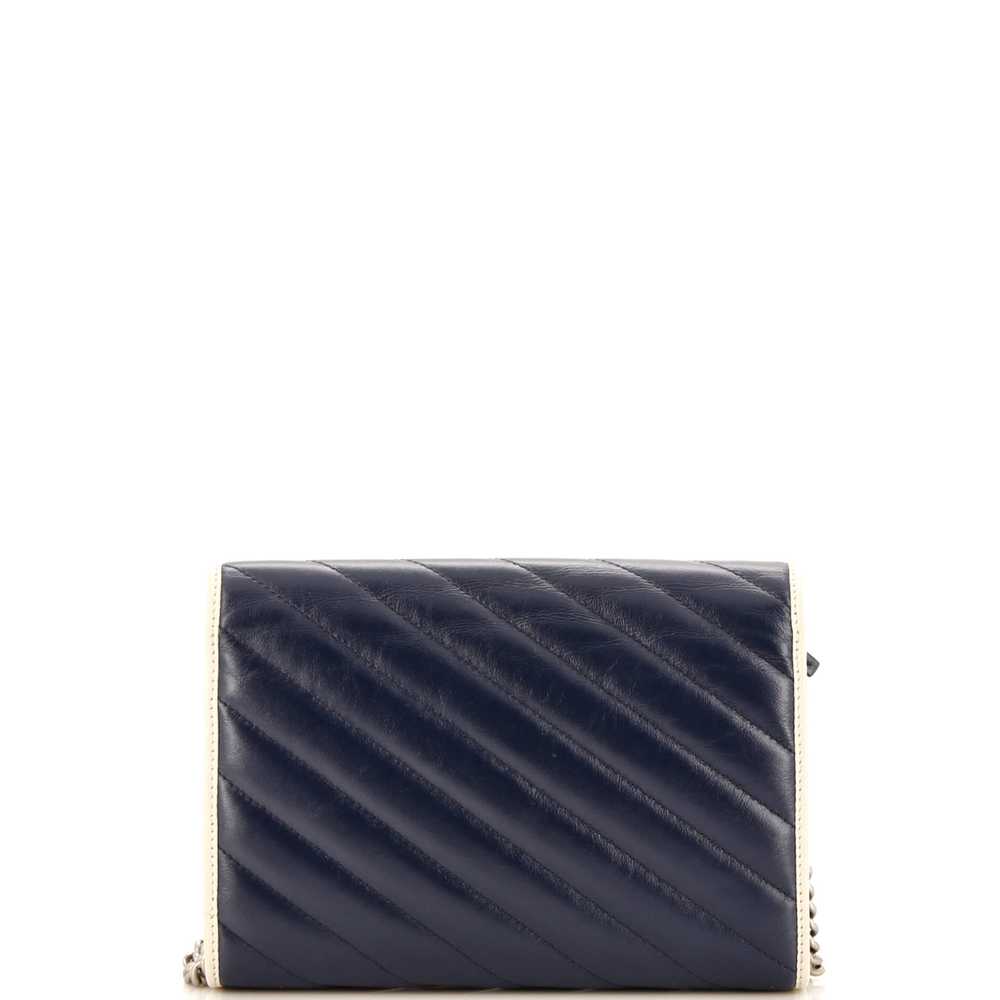 GUCCI GG Marmont Chain Wallet Diagonal Quilted Le… - image 3