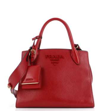 PRADA Monochrome Tote Saffiano with City Calf Sma… - image 1