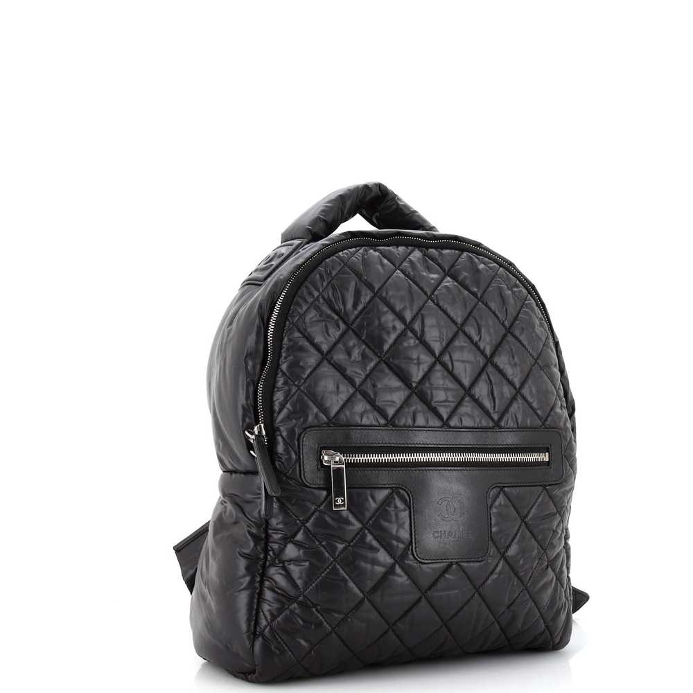 CHANEL Coco Cocoon Backpack Quilted Nylon Large - image 2