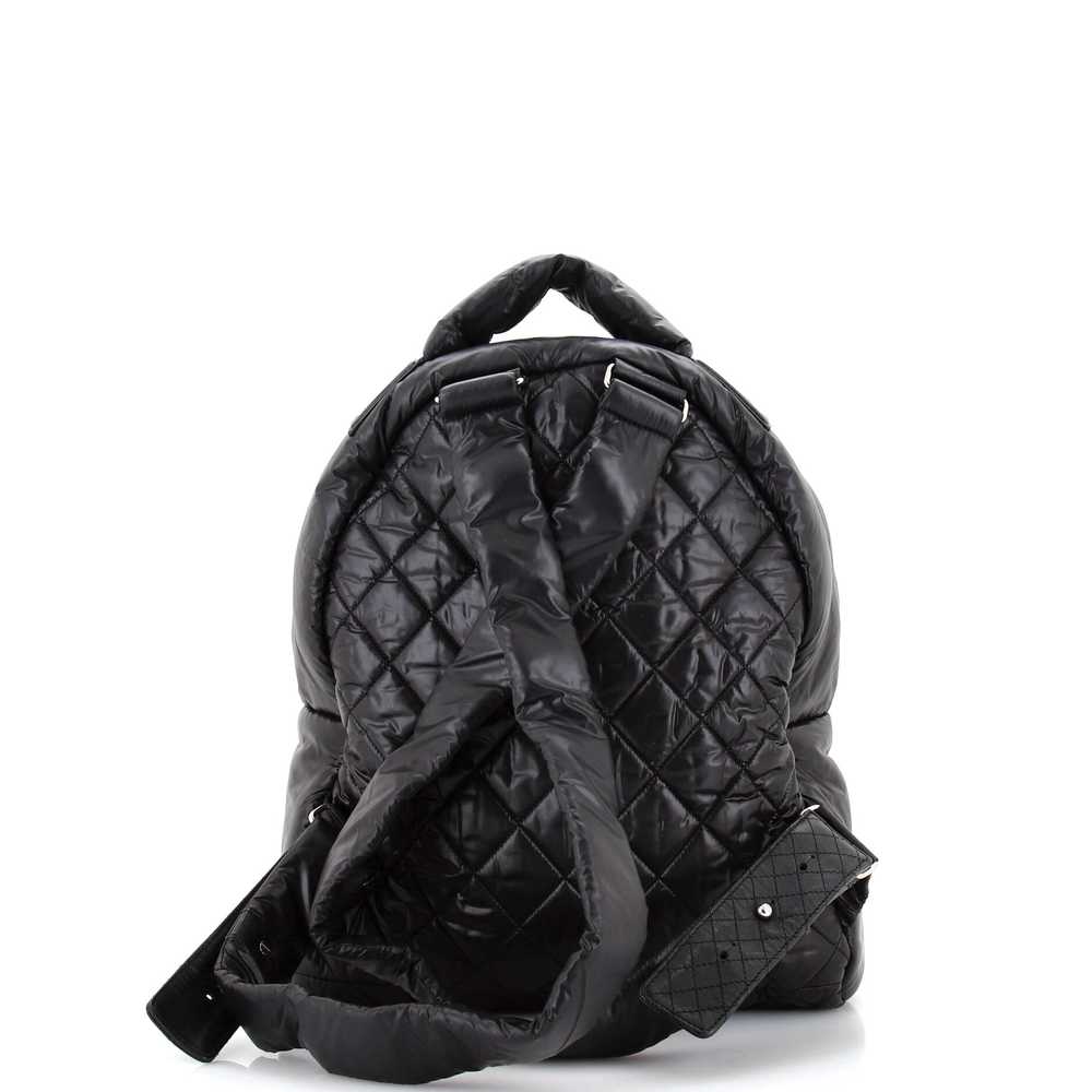 CHANEL Coco Cocoon Backpack Quilted Nylon Large - image 3