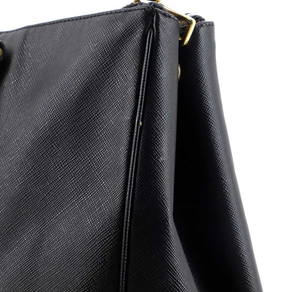 PRADA Double Zip Lux Tote Saffiano Leather Large - image 8