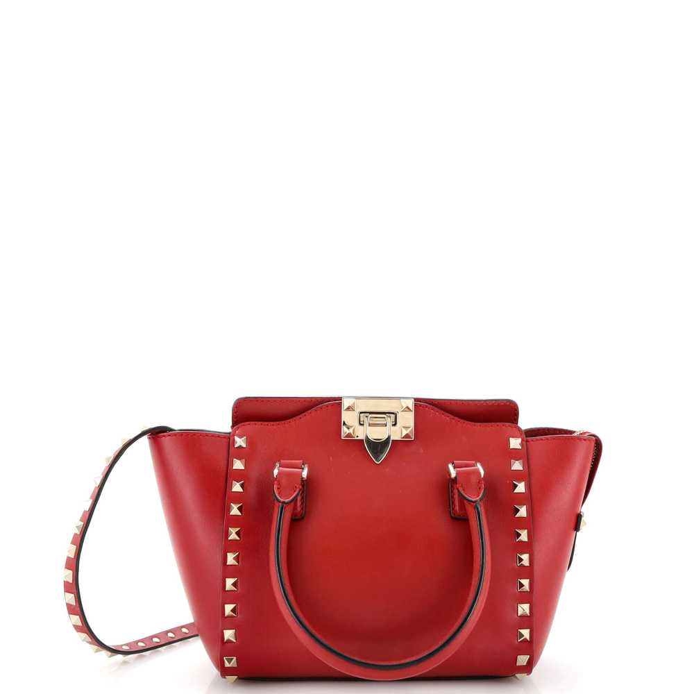 VALENTINO GARAVANI Rockstud Tote Rigid Leather Mi… - image 1