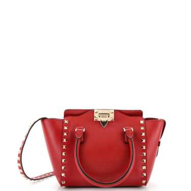 VALENTINO GARAVANI Rockstud Tote Rigid Leather Mi… - image 1