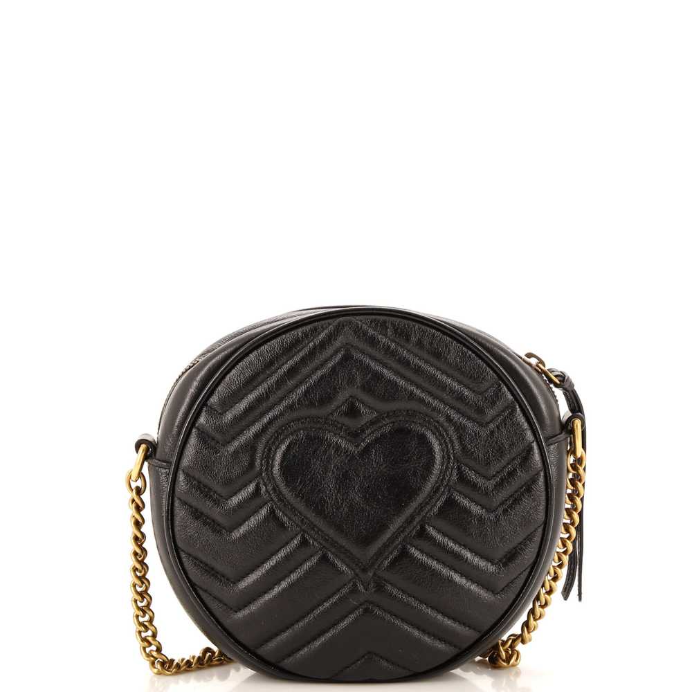 GUCCI GG Marmont Round Shoulder Bag Matelasse Lea… - image 3