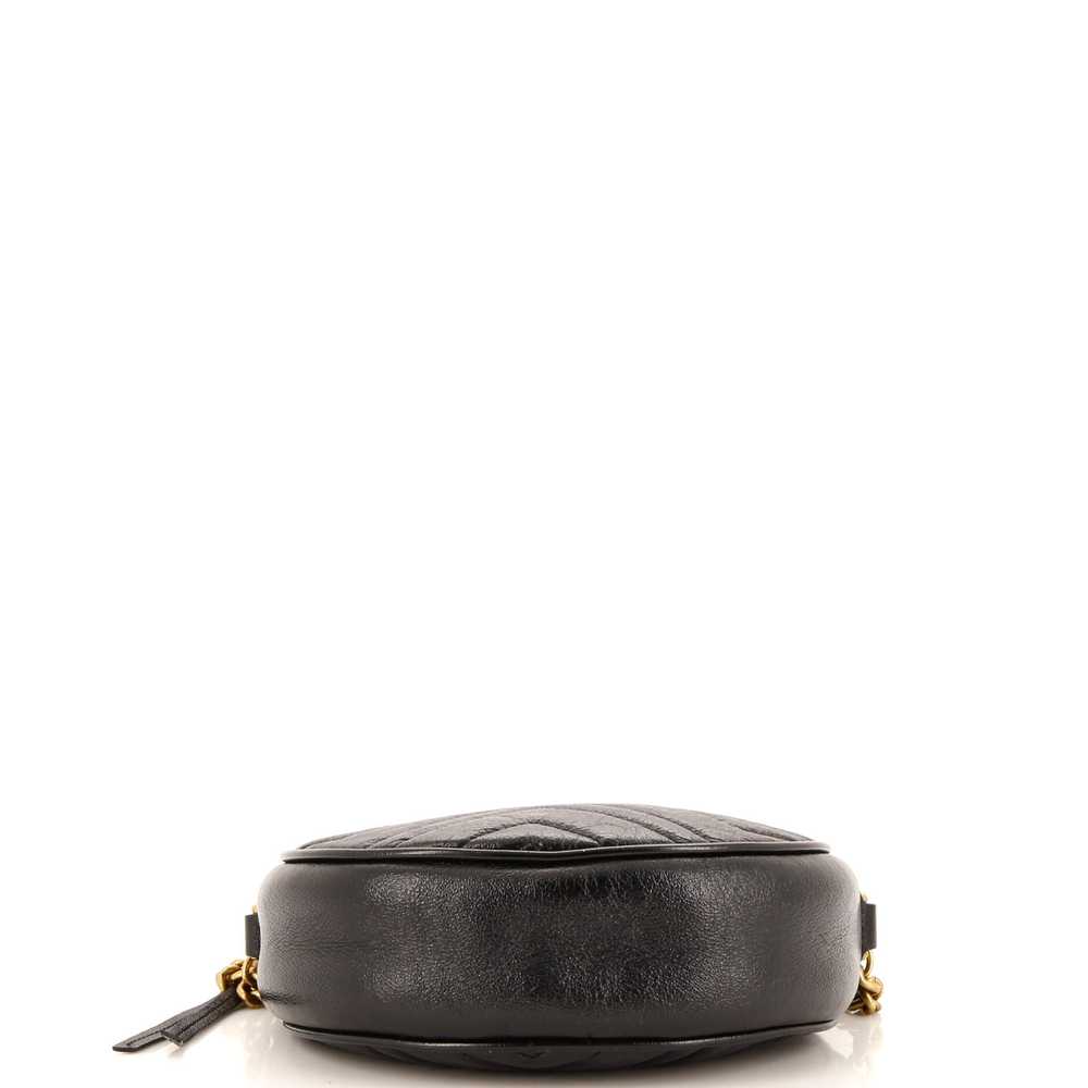 GUCCI GG Marmont Round Shoulder Bag Matelasse Lea… - image 4