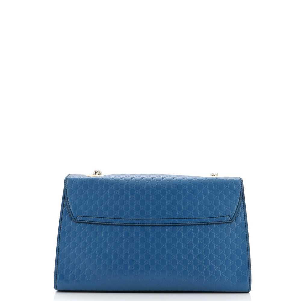 GUCCI Emily Chain Flap Bag Microguccissima Leathe… - image 3