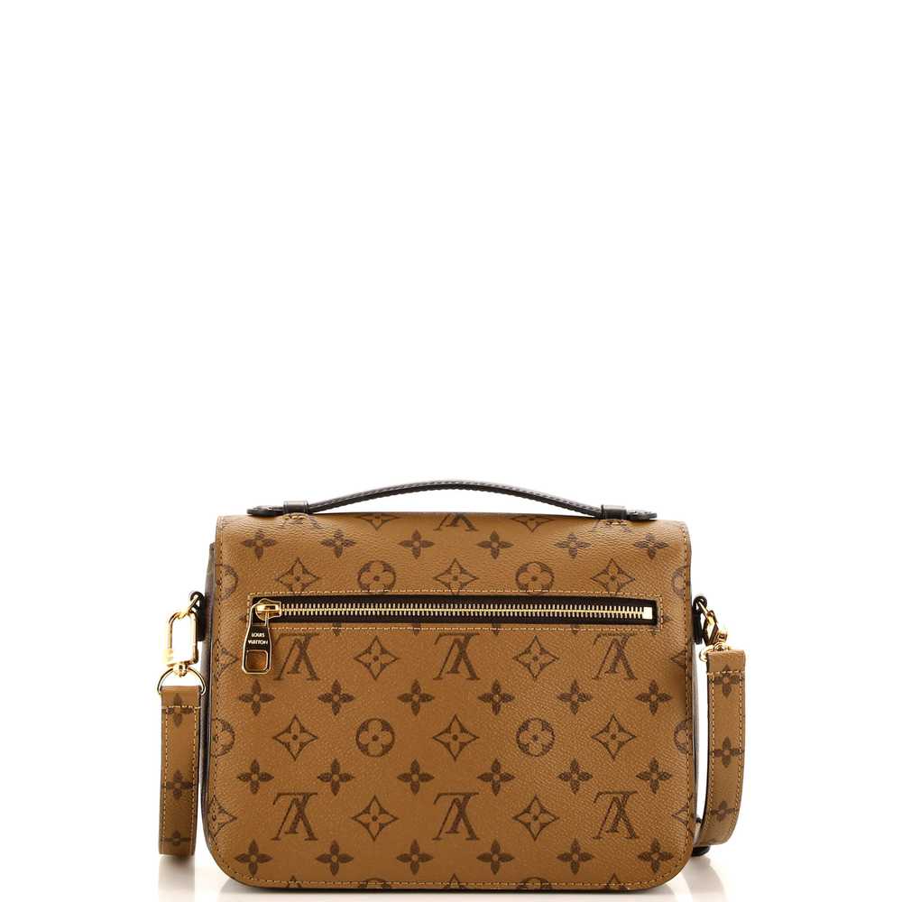 Louis Vuitton Pochette Metis Reverse Monogram Can… - image 3