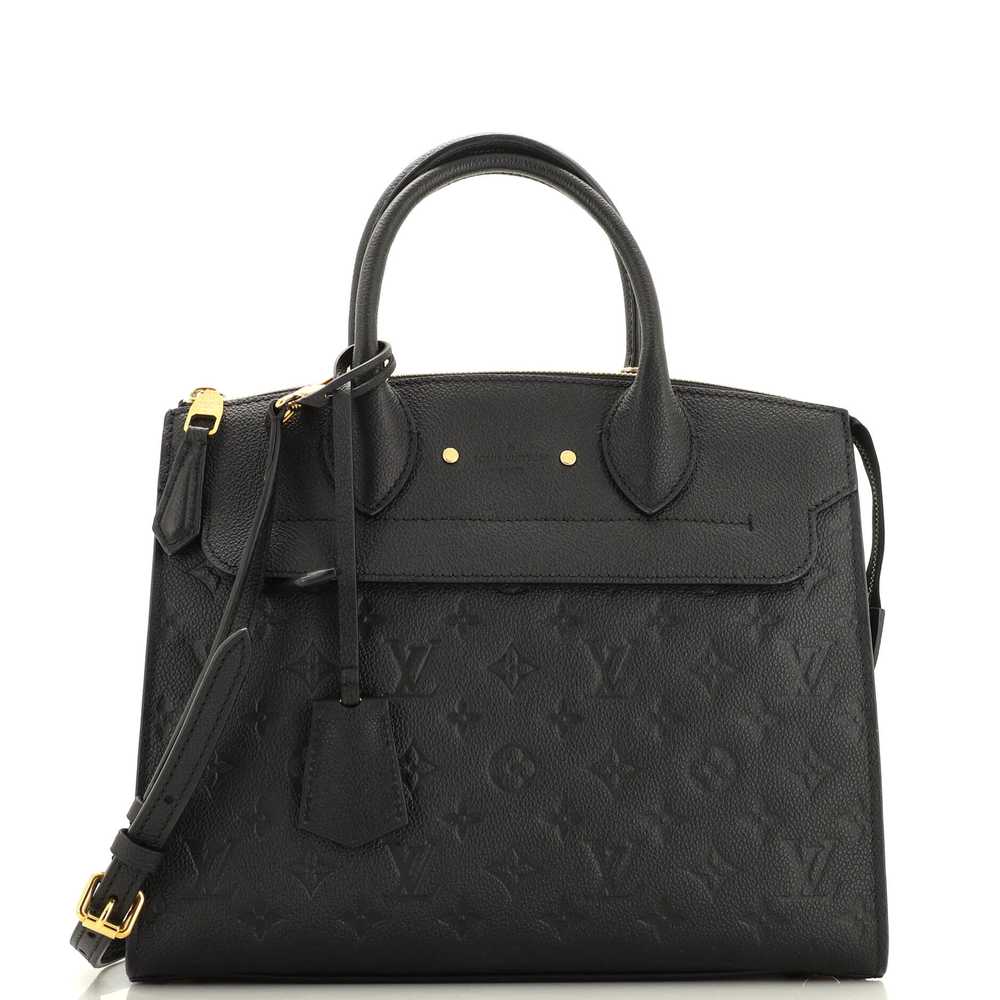 Louis Vuitton Pont Neuf Handbag Monogram Empreint… - image 1