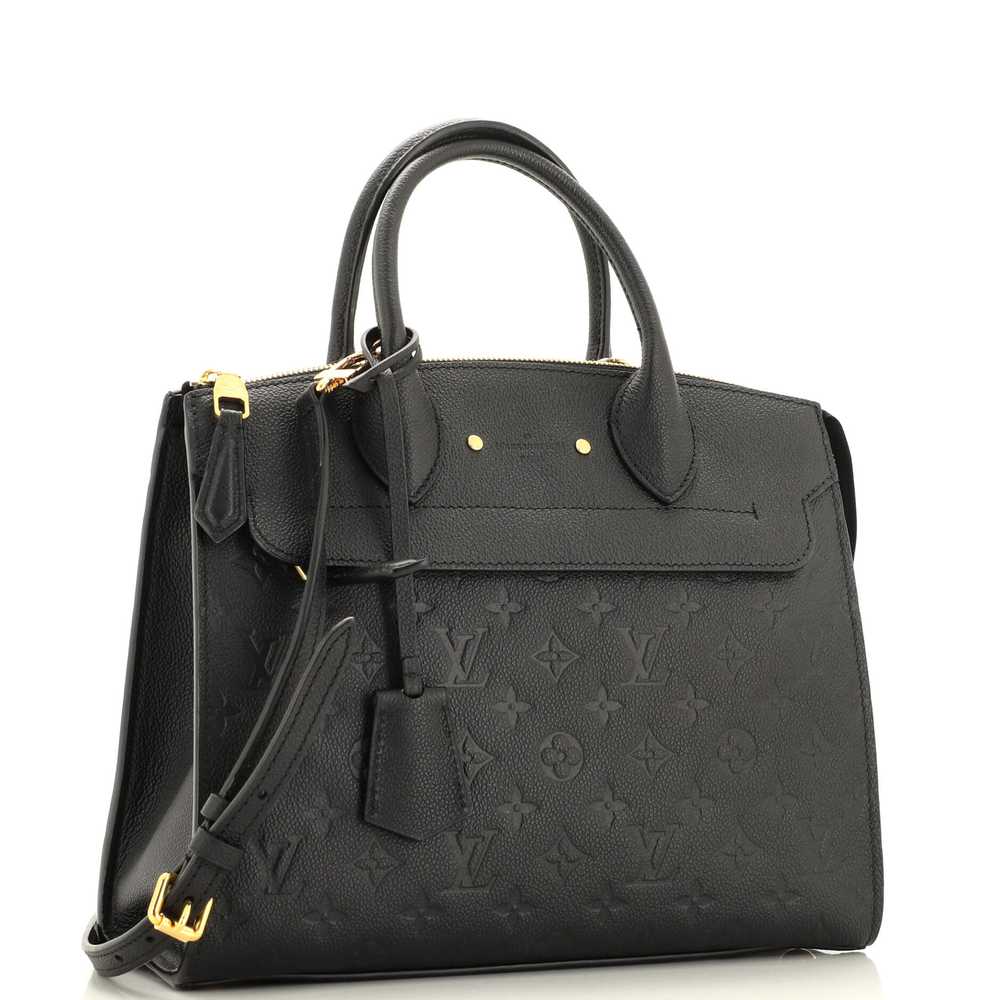 Louis Vuitton Pont Neuf Handbag Monogram Empreint… - image 2