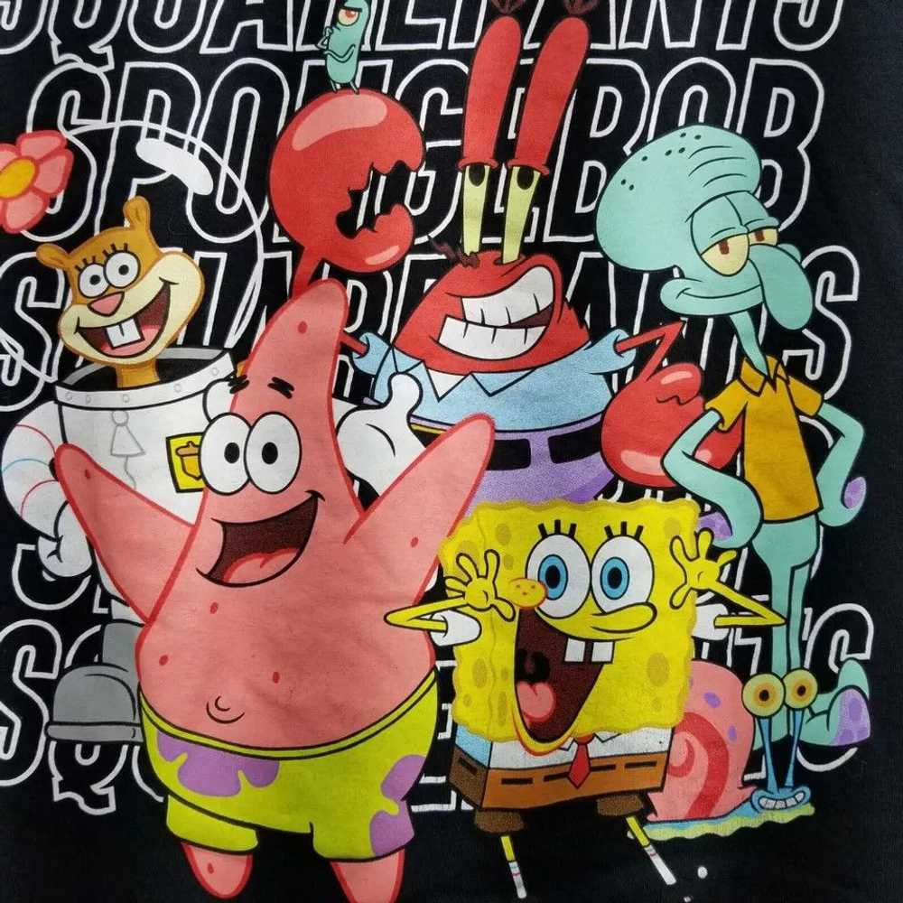 Nickelodeon SpongeBob Shirt Mens Large Black Shor… - image 3