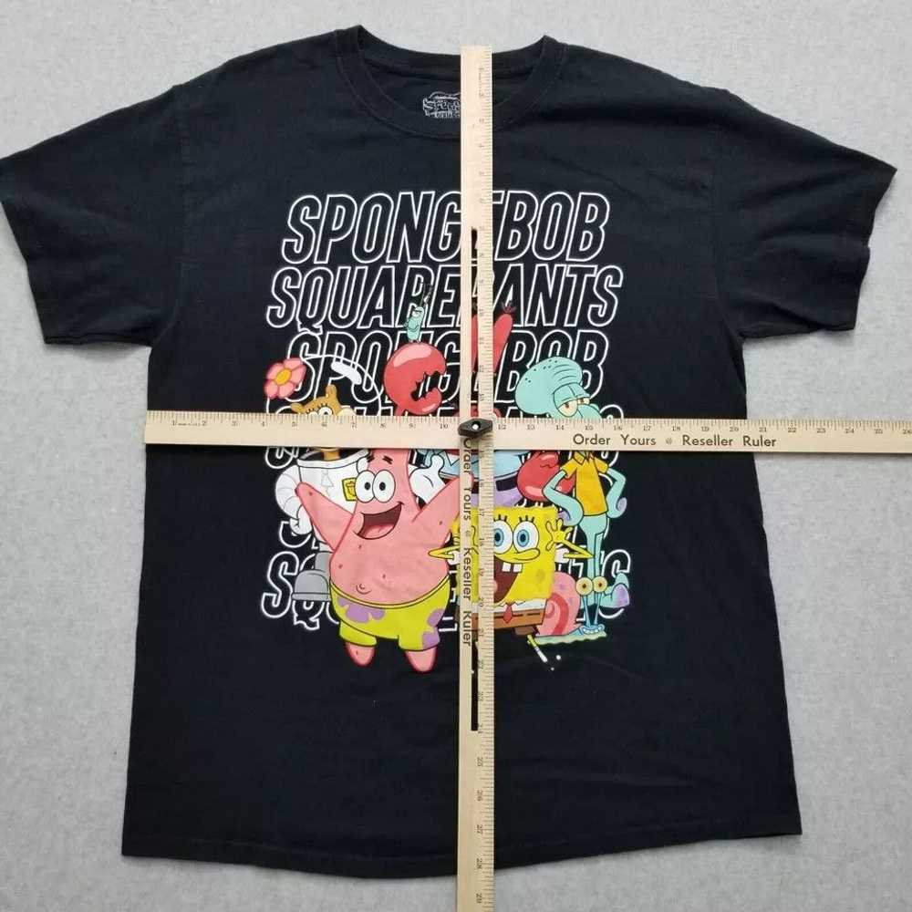 Nickelodeon SpongeBob Shirt Mens Large Black Shor… - image 8