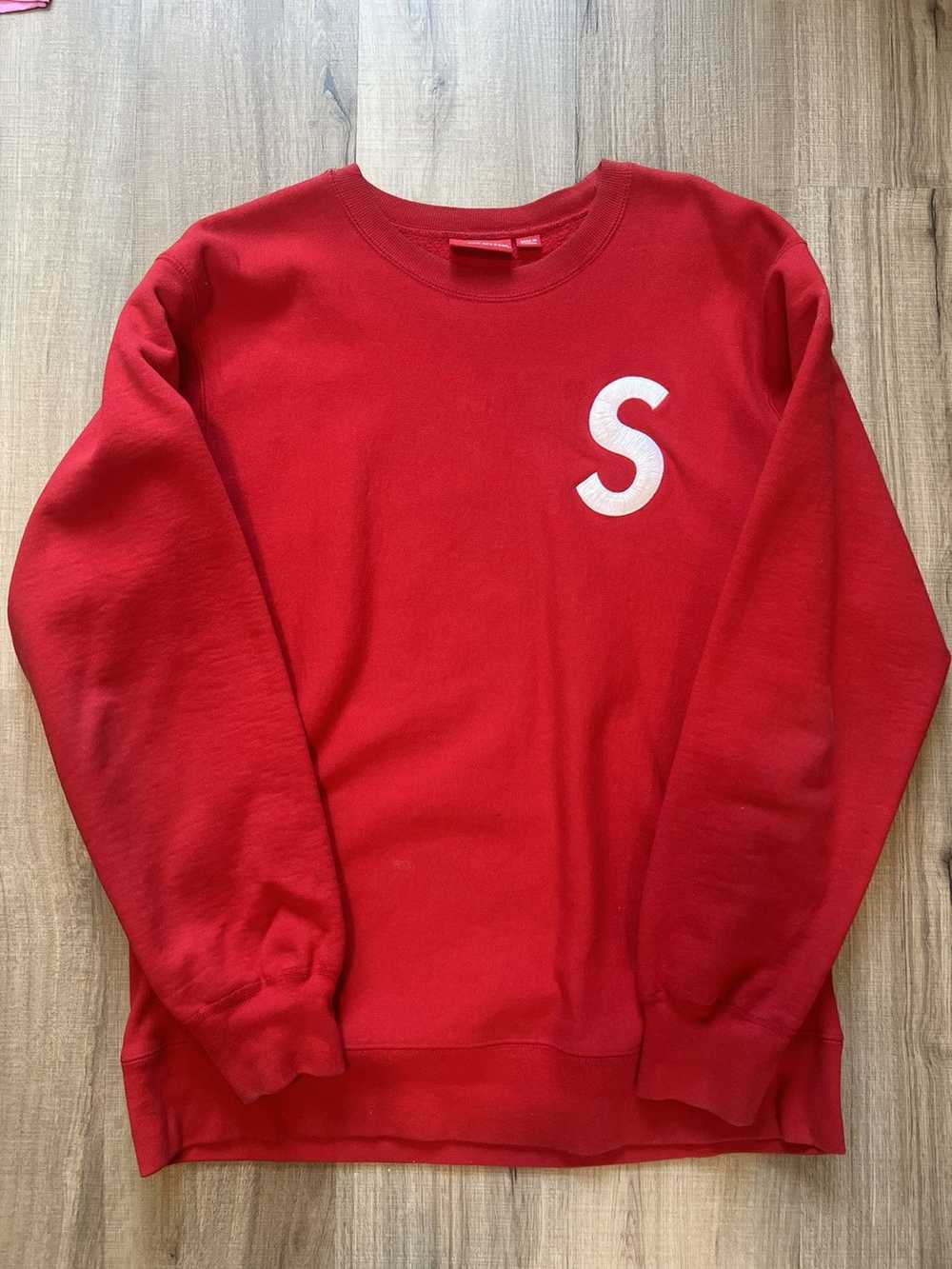 Streetwear × Supreme × Vintage Supreme S Logo Pul… - image 1