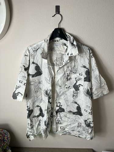 Rhude Rhude Doodle Button Up Shirt - image 1