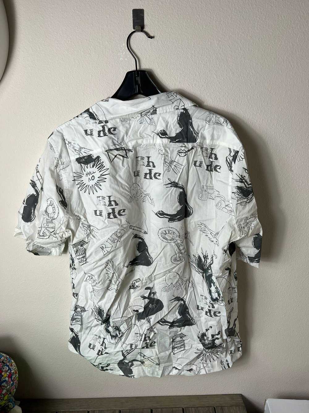 Rhude Rhude Doodle Button Up Shirt - image 2