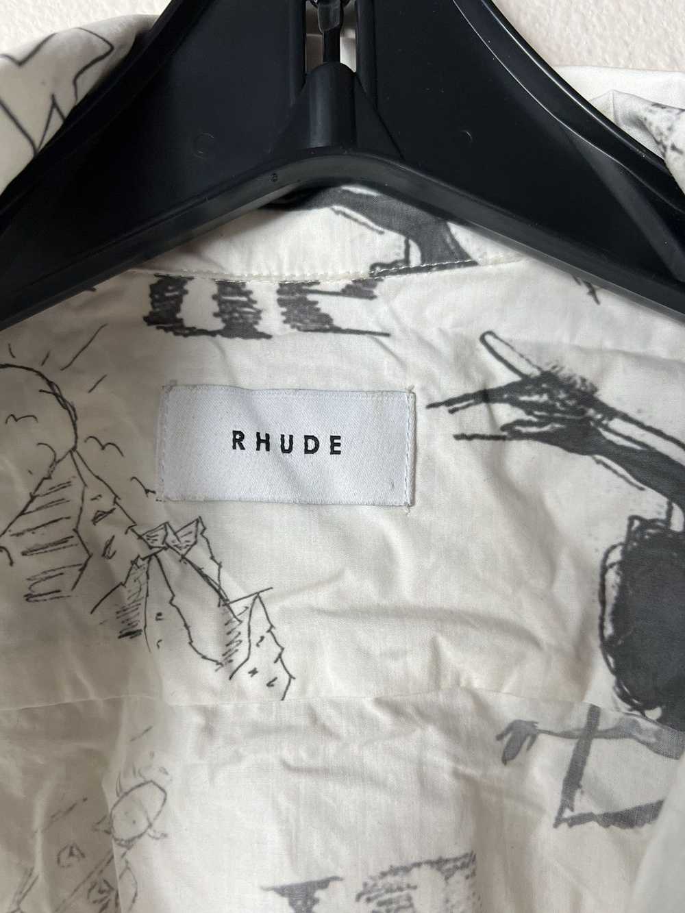 Rhude Rhude Doodle Button Up Shirt - image 7