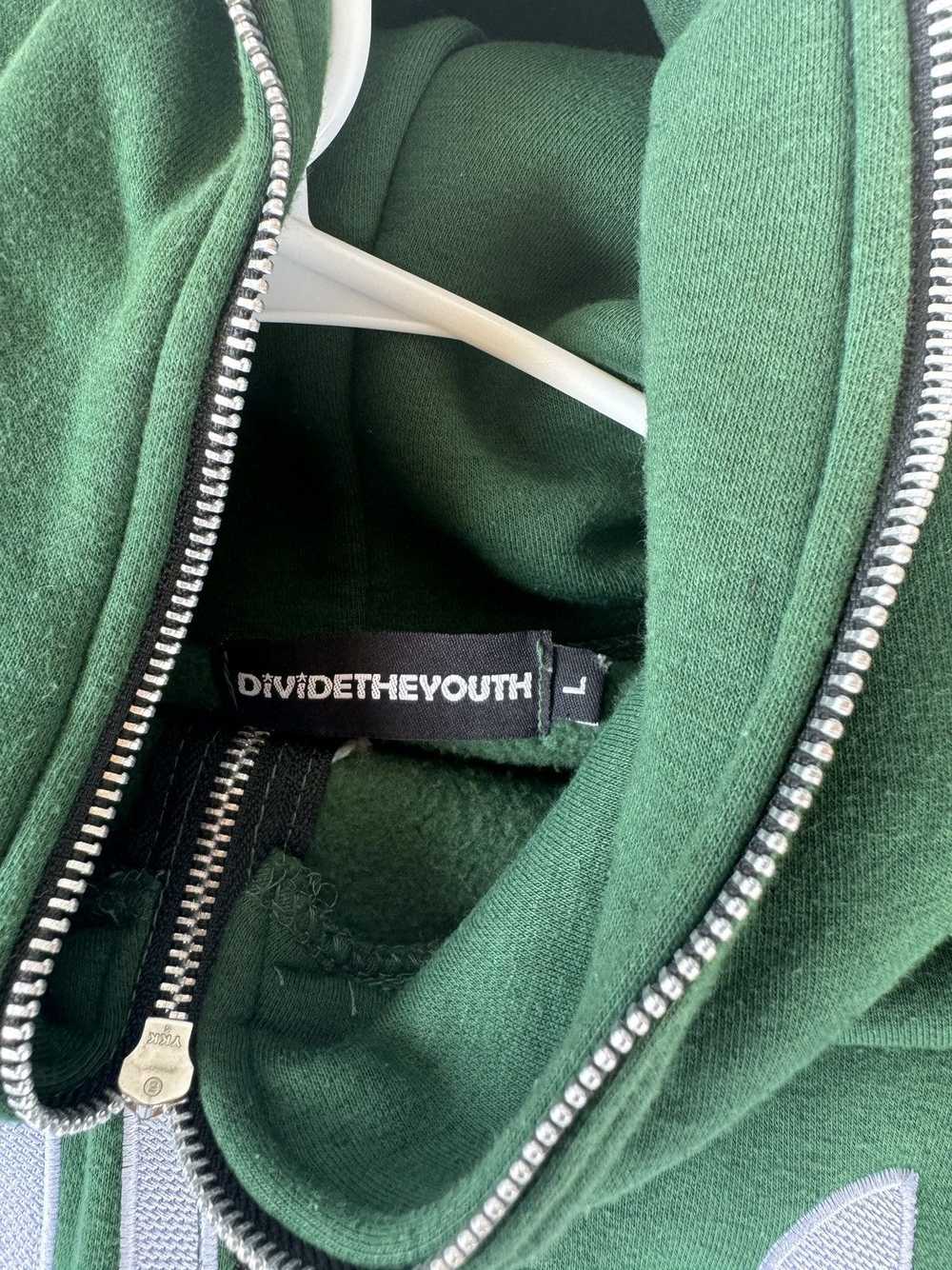 Divide The Youth Green zip up - image 3