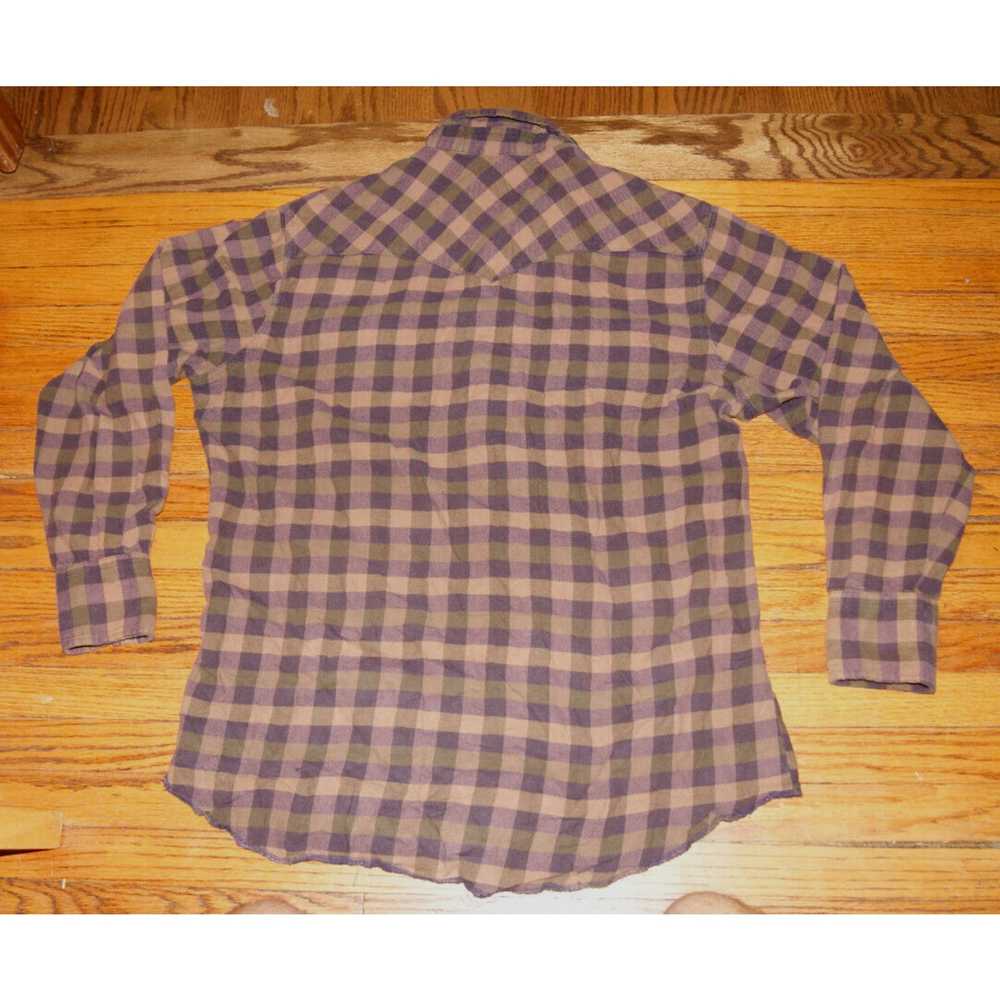 Wrangler VTG Wrangler Shirt Mens XL Plaid Flannel… - image 3