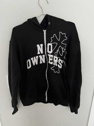 Streetwear No Owners Zip Up Hoodie