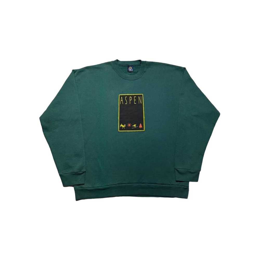 Hanes × Vintage Vintage Aspen Colorado Crewneck - image 1