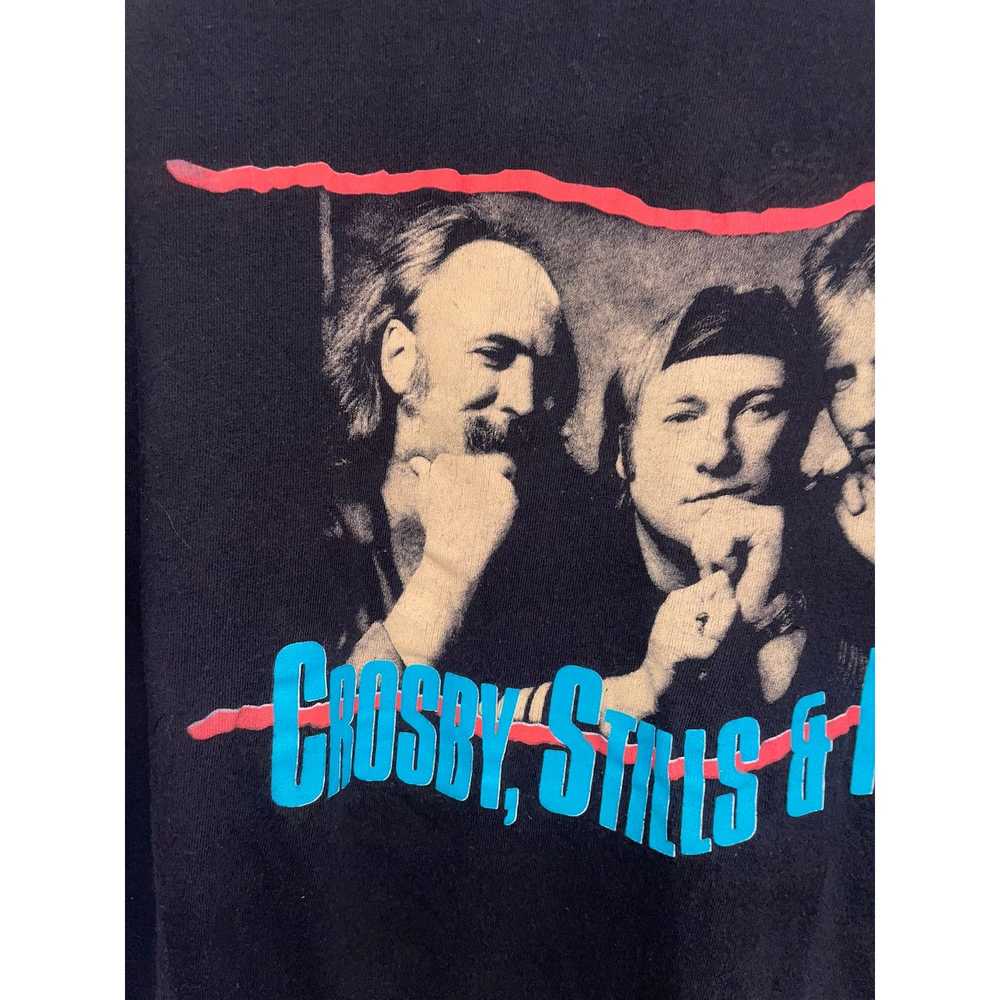 Hanes 1988 Crosby Stills & Nash Band Music Shirt … - image 2