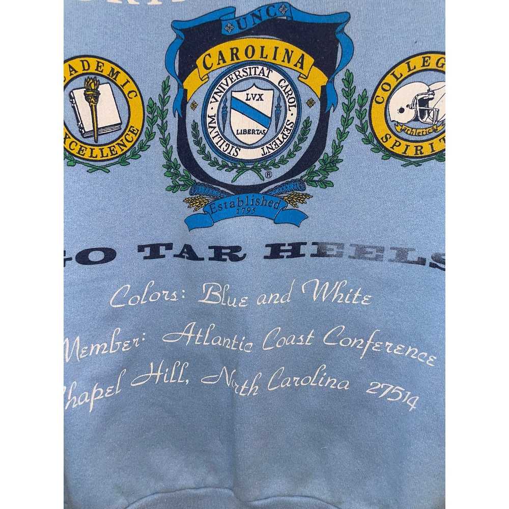 Vintage 90s University Of North Carolina UNC Tar … - image 5