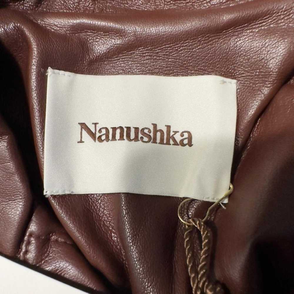 Nanushka Vegan leather mid-length dress - image 4