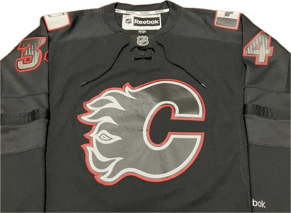 Jersey × NHL × Reebok Calgary Flames Kiprusoff Fa… - image 2