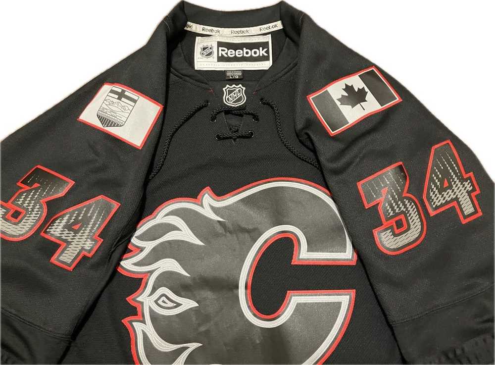 Jersey × NHL × Reebok Calgary Flames Kiprusoff Fa… - image 3